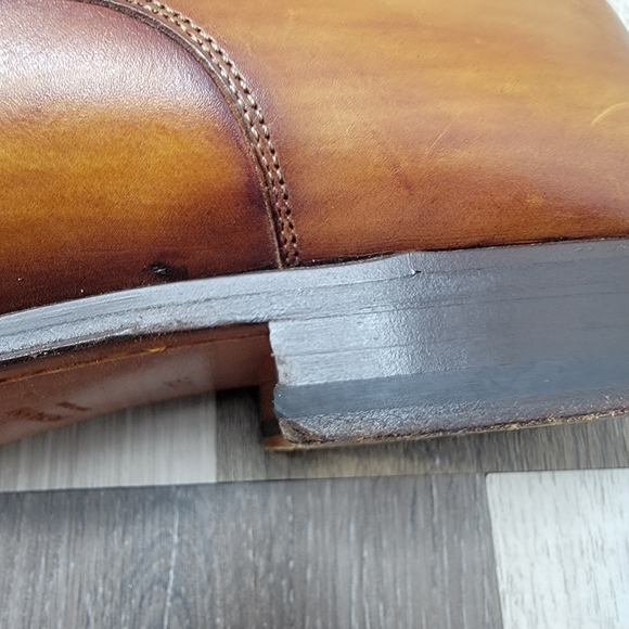 Men's 10.5M Magnanni Hermosa Shoe Monk Straps Brown Leather - Picture 7 of 11